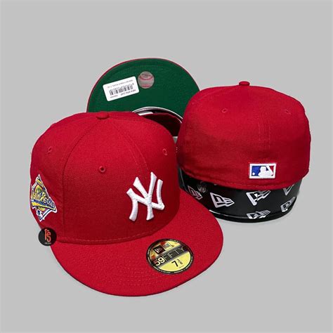 Jual TOPI NEW ERA ORIGINAL 5950 WS 1996 NEW YORK YANKEES RED UV GREEN