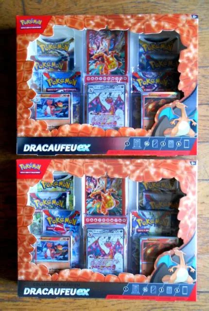 PokÉmon 2 Coffrets Collection Premium Dracaufeu Ex Neufs And Scellés Fr Eur 11500