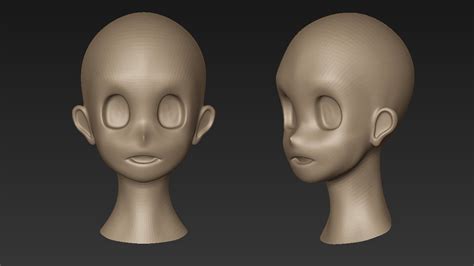 ArtStation - Anime Base Head | Resources