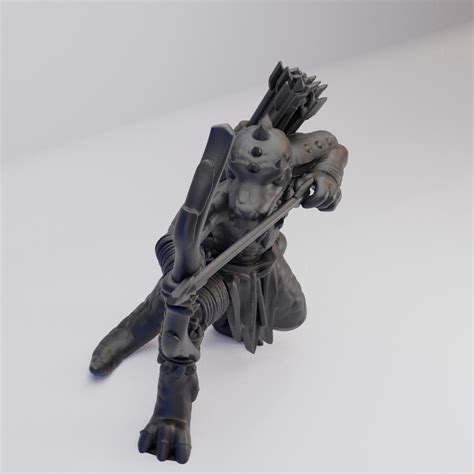 Hot Goblin コボルドアーチャー ミニチュア ホットゴブリン 弓兵 爬虫類