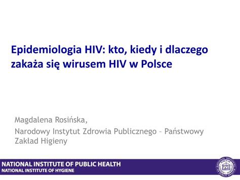 Pdf Zaka A Si Wirusem Hiv W Polsce Infozdrowie Org Receptywny