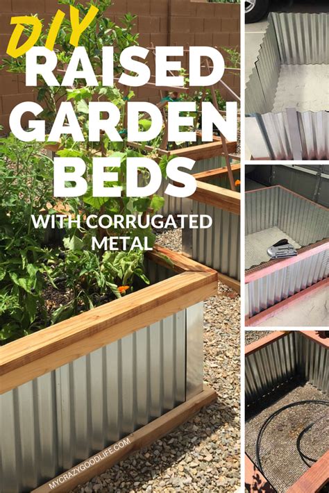 Corrugated Metal Raised Garden Beds Diy