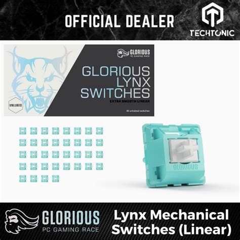 Glorious Lynx Mechanical Switches Linear 36 Switches Per Pack