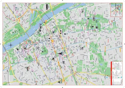 City Map Of Warsaw City Map Of Warsaw City Map Of Warsaw - | Tourist ...