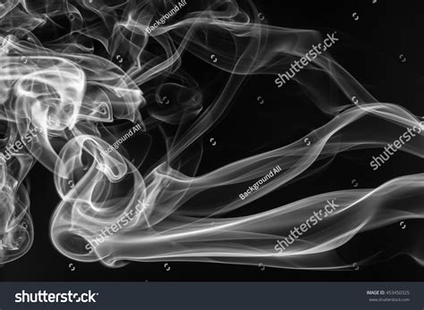 Abstract Art Black Smoke On White Stock Photo 453450325 | Shutterstock