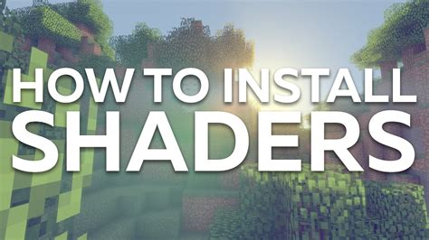 How To Install Shaders In Minecraft Optifine Tutorial YouTube