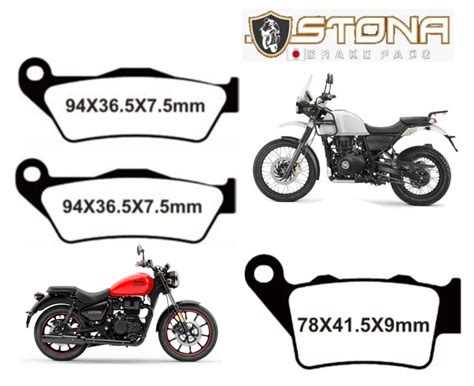 Kit Pastilhas Freio D T Stona Meteor Himalayan Box Racing