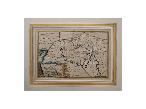 Iraq interesting old map Babylonia Mesopotamia Cellarius | Mapandmaps