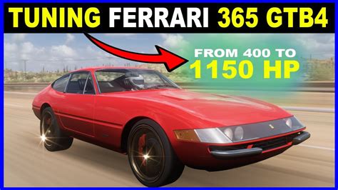 Tuning Ferrari 365 GTB4 1968 To Make A Real Forza Horizon 5 Beast