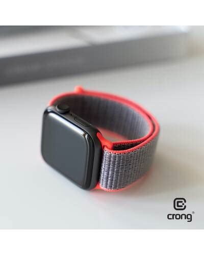 Crong Nylon Band Pasek Sportowy Do Apple Watch Mm Electric