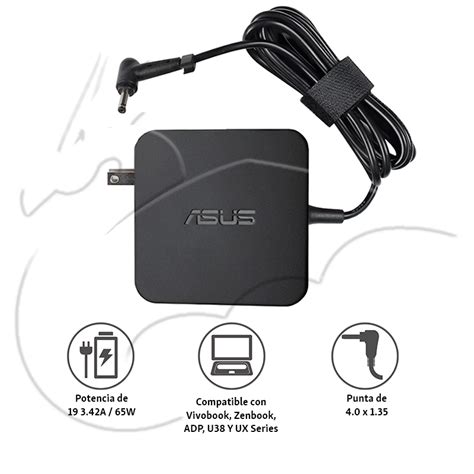 Ripley Cargador Asus V A W Mm Punta Delgada