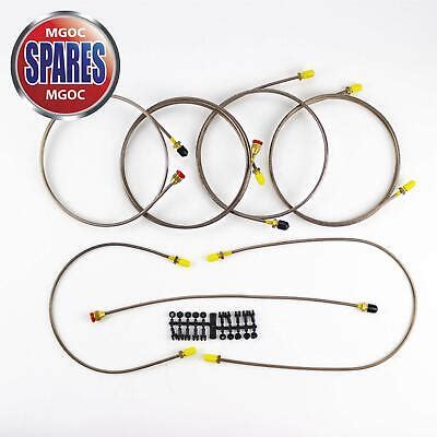 Classic Mg Midget Copper Brake Pipe Replacement Kit Single