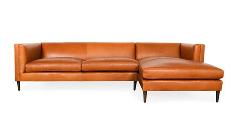 High Back Leather Sectional Sofa with Chaise | COCOCO Home