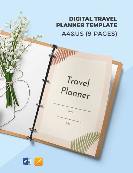 16+ Travel Planner Word Templates - Free Downloads | Template.net