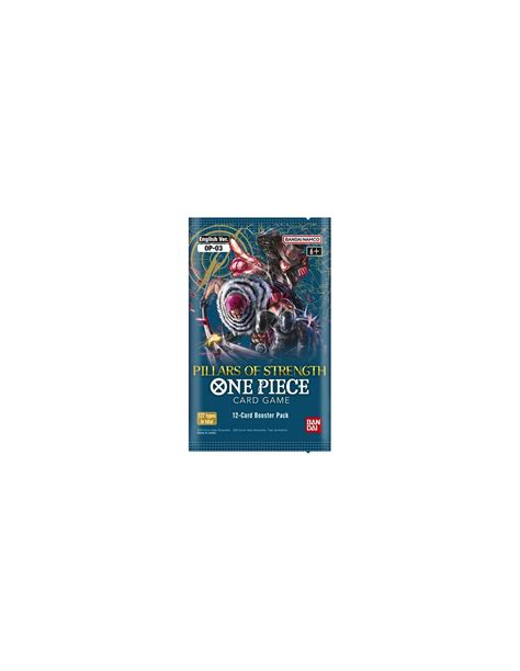 Bandai One Piece TCG Pillars Of Strength Booster Box Op 03 24 Packs