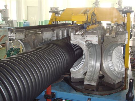 Filedouble Wall Corrugated Pipe Machine Wikimedia Commons