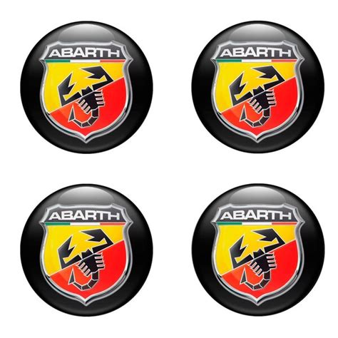 Fiat Abarth Wheel Center Caps Etsy