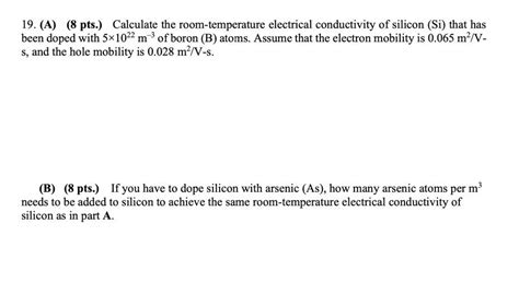 Solved 19 A 8 Pts Calculate The Room Temperature