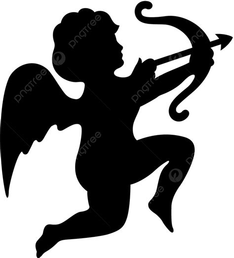 Cupido Sinal Preto E Branco PNG Gráfico Ponteiro Símbolo Imagem PNG