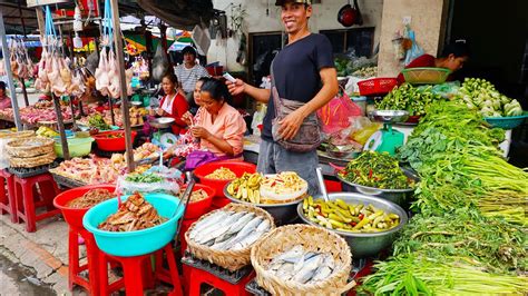 Phnom Penh Local Market Amazing Tuol Sangkae Market Views In The