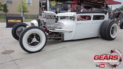 Model A Blown Bagged And Chopped Hot Rod Rat Rod Gears Wheels