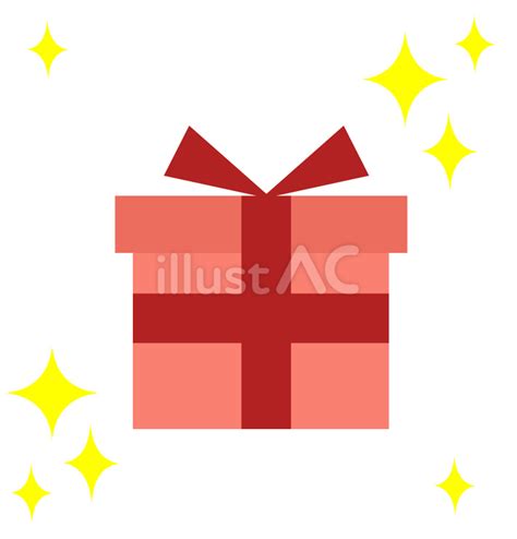 シンプルで使いやすい！ピンクのプレゼントイラスト - No: 24608331｜無料イラスト・フリー素材なら「イラストAC」