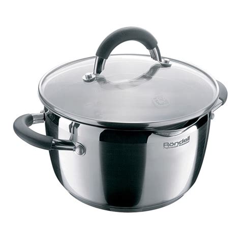 Кастрюля с/кр 18 см 2,3 л Flamme RDS-023 | Кастрюли, Плита, Нержавеющая ...