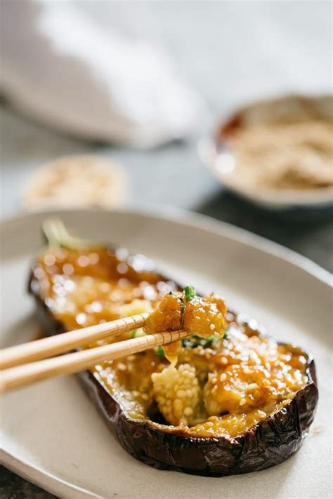 Miso Eggplant Is A Vegan Japanese Side Dish It Is Super Easy To Make And Delicious The Best