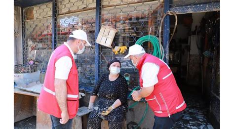 Türk Kızılay Kızılay Yöneticileri Selden Etkilenen Bölgelerde 19 8 2021