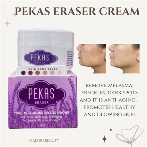 Original Pekas Eraser Cream 10g Pekas Melasma And Freckles Remover Lazada Ph