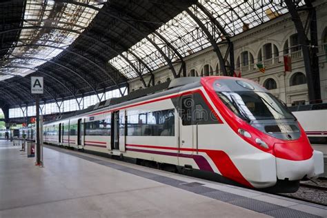 Modern Train Station Stock Image Image Of Speed High 25591335