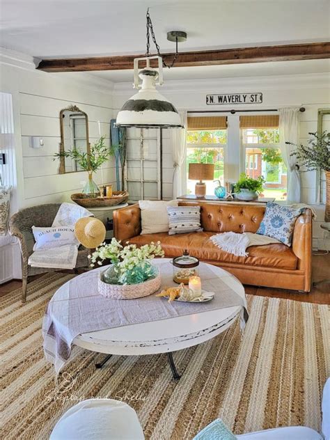 Beach Cottage Decorating Ideas For Summer With Coastal Charm Shiplap And Shells