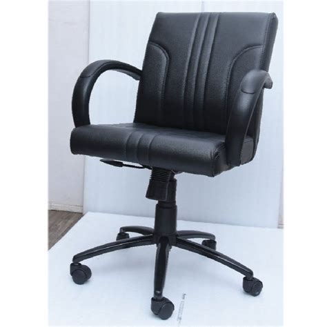 Mid Back Black Revolving Office Chair At Rs 3500 In Noida ID