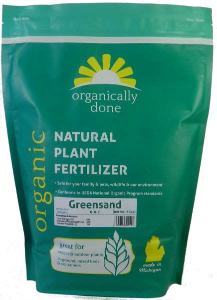 Greensand 0 0 7 Natural Plant Fertilizer Fertilizer For Plants