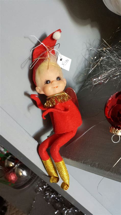 Vintage Elf On The Shelf Very Cute Can Be Seen At Diamond Antiques In