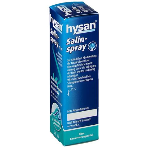 Hysan Salinspray 20 Ml Shop Apotheke