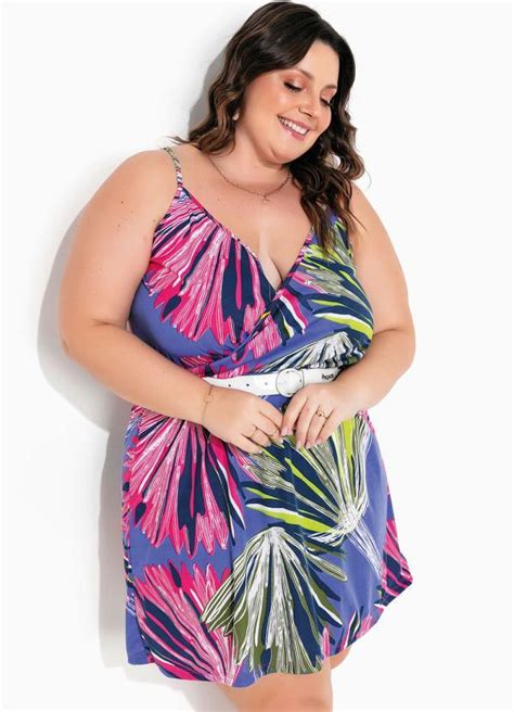 Plus Size Feminino Marguerite