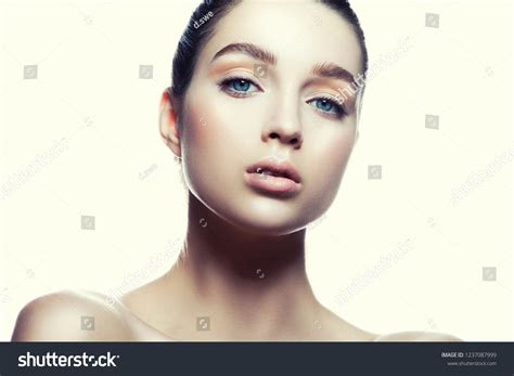 Beauty Portrait Model Girl Nude Makeup Stock Photo Shutterstock