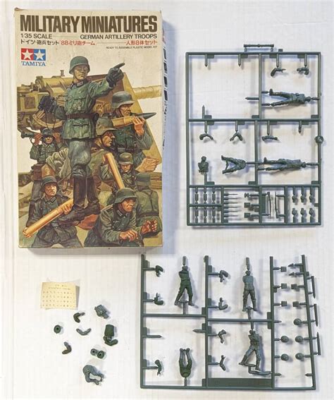 TAMIYA 35031 GERMAN ARTILLERY TROOPS STARTED