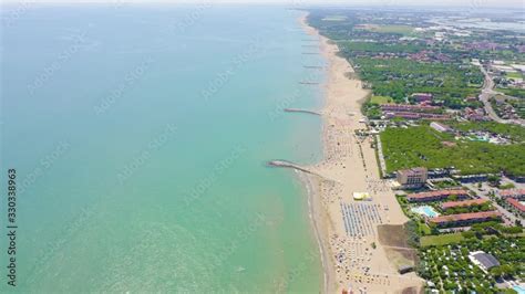 Italy Jesolo Lido Di Jesolo Or Jesolo Lido Is The Beach Area Of The