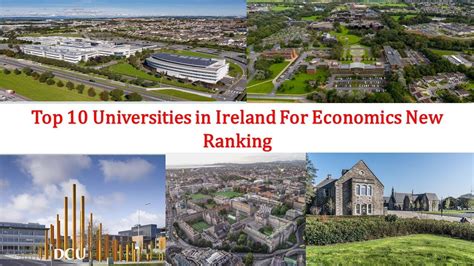 Top 10 UNIVERSITIES IN IRELAND FOR ECONOMICS New Ranking University