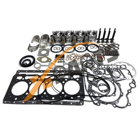 For Kubota V V B Overhaul Rebuild Kit Without Cylinder Liners