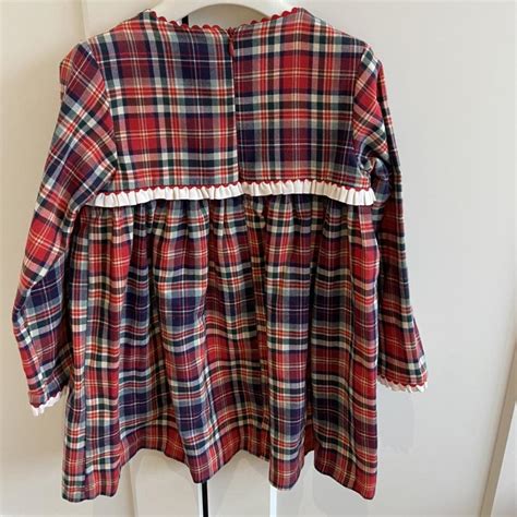 Sardon Spanish Tartan Dress Age 6 Worn Once For Depop