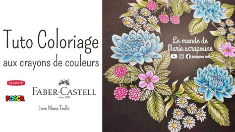 Astuce Tuto Coloriage Aux Crayons De Couleurs Livre De Maria Trolle