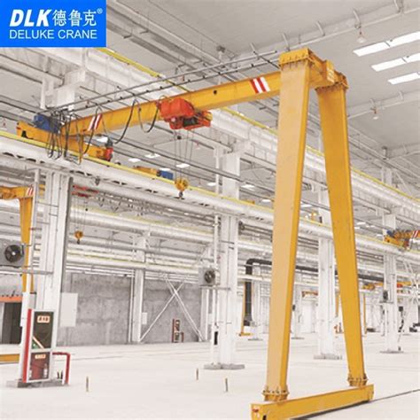 Bmh Type Ton Rail Mounted Electric Hoist Single Girder Semi Gantry