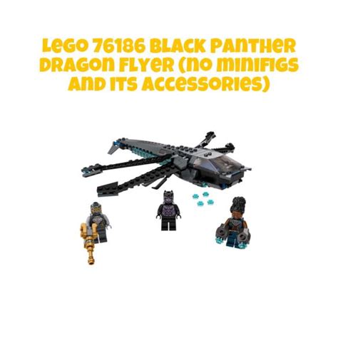 Lego Marvel Black Panther Dragon Flyer 76186 No Minifigs And Its