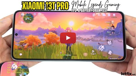 Xiaomi 13T Pro Genshin Impact Gaming Test Dimensity 9200 5G 144Hz