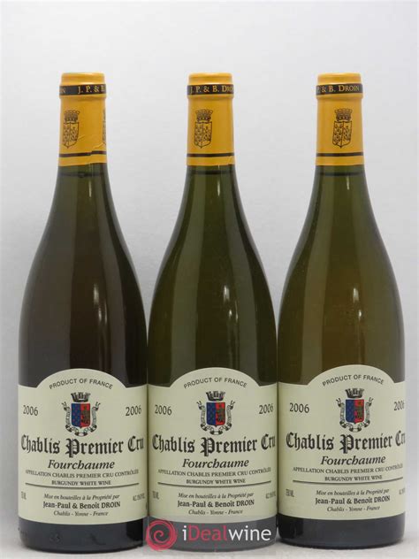 Buy Chablis 1er Cru Fourchaume Jean Paul And Benoît Droin Domaine 2006