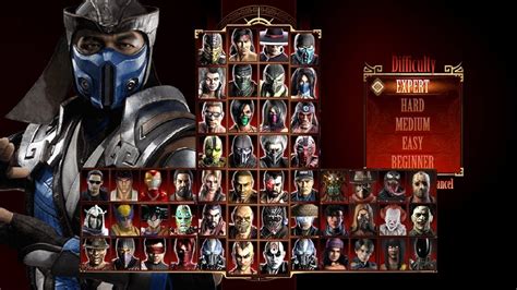 Mortal Kombat 9 SUB ZERO MK11 MOD Expert Arcade Ladder Gameplay