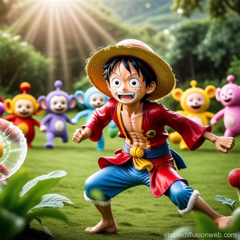 Luffy De One Piece Sur Un Bateau En Feu Prompts Stable Diffusion Online